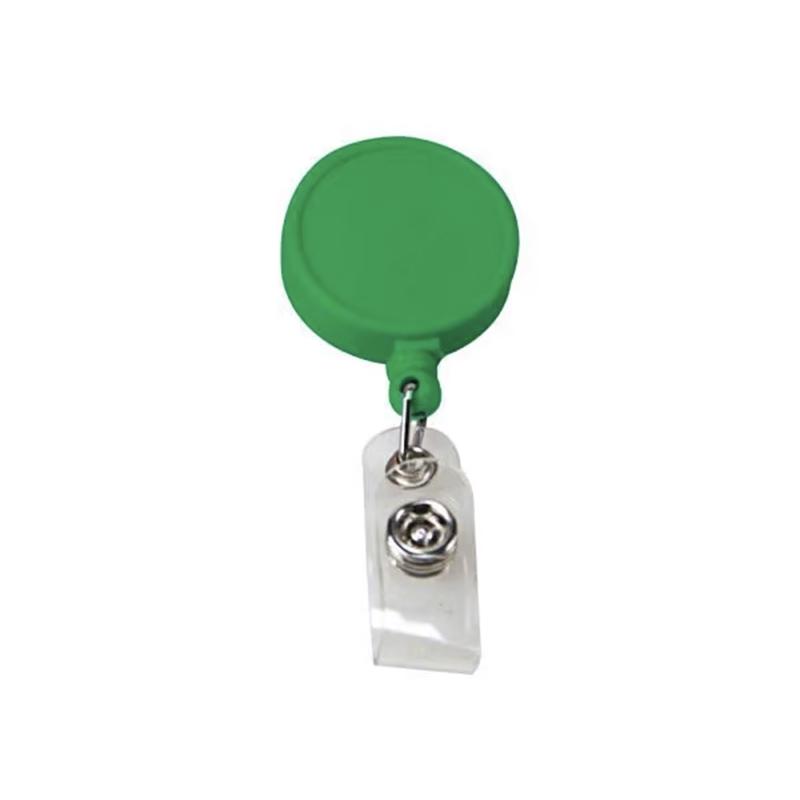 Green Big Dial Plastic Reel Badge